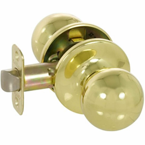 Callan Fairfiled Series Grade 3 Keyed Entry Knob Set- Bright Brass KR1003